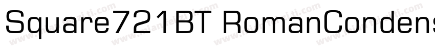 Square721BT RomanCondensed SourceHa字体转换